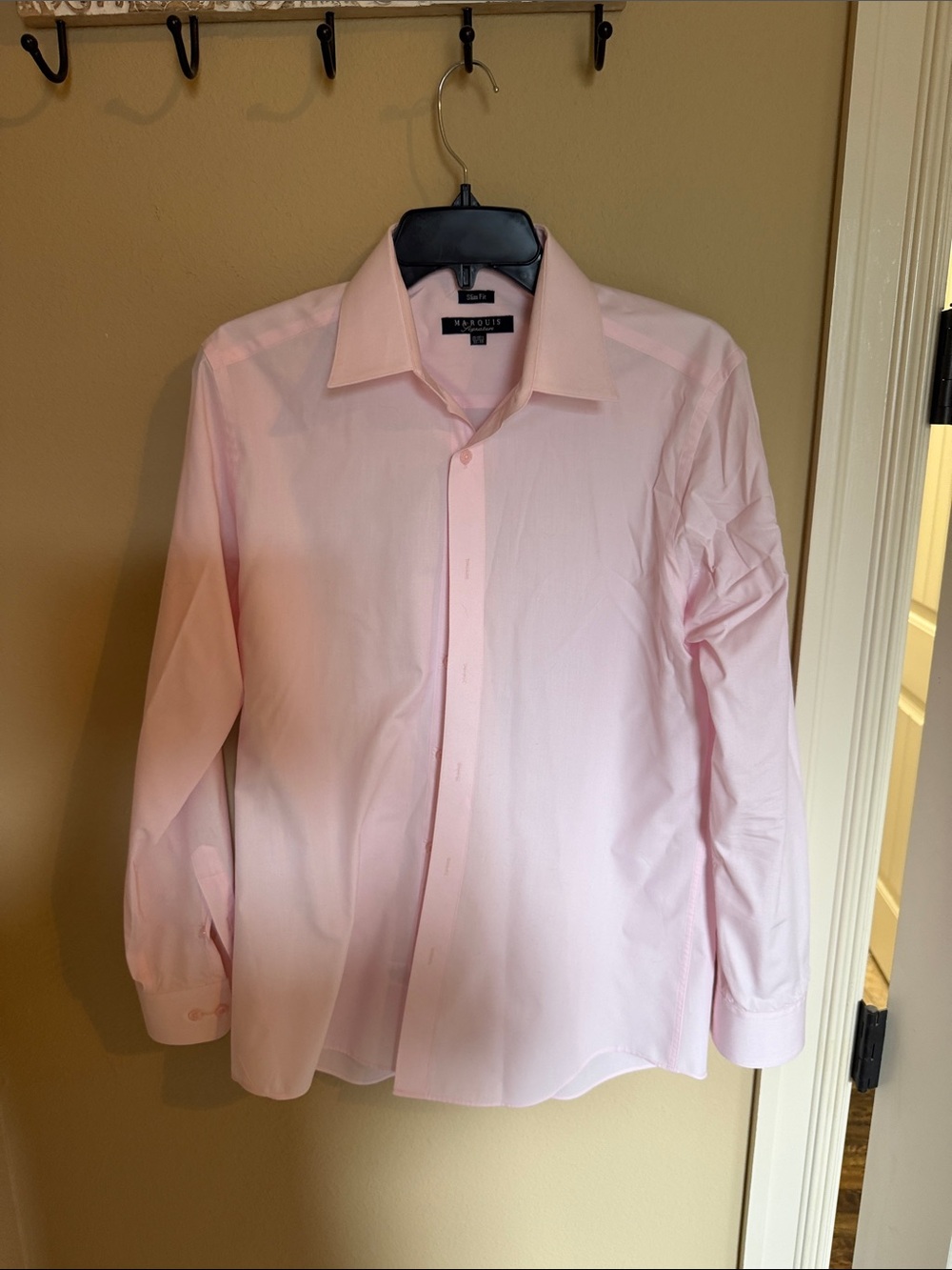 Kenneth Cole Reaction Light Pink Long-Sleeve Dress Shirt